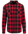 Build Your Brand Checked Flannel Shirt