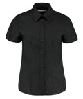 Kustom Kit Women's Workplace Oxford Blouse Short Sleeved (Tailored Fit)