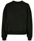 Build Your Brand Women’S Oversized Crew Neck Sweatshirt
