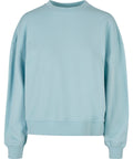 Build Your Brand Women’S Oversized Crew Neck Sweatshirt