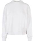 Build Your Brand Women’S Oversized Crew Neck Sweatshirt