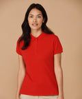 Henbury Women's Micro-Fine Piqua© Polo Shirt