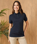 Henbury Womens Recycled Polyester Polo Shirt