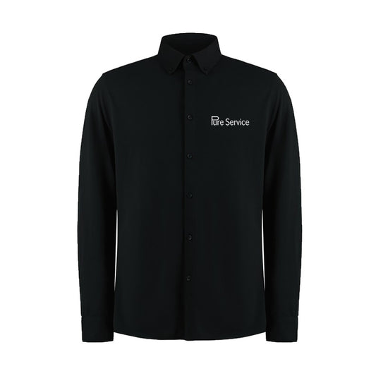 Pure Service - Kustom Kit Long Sleeve Piqué Shirt
