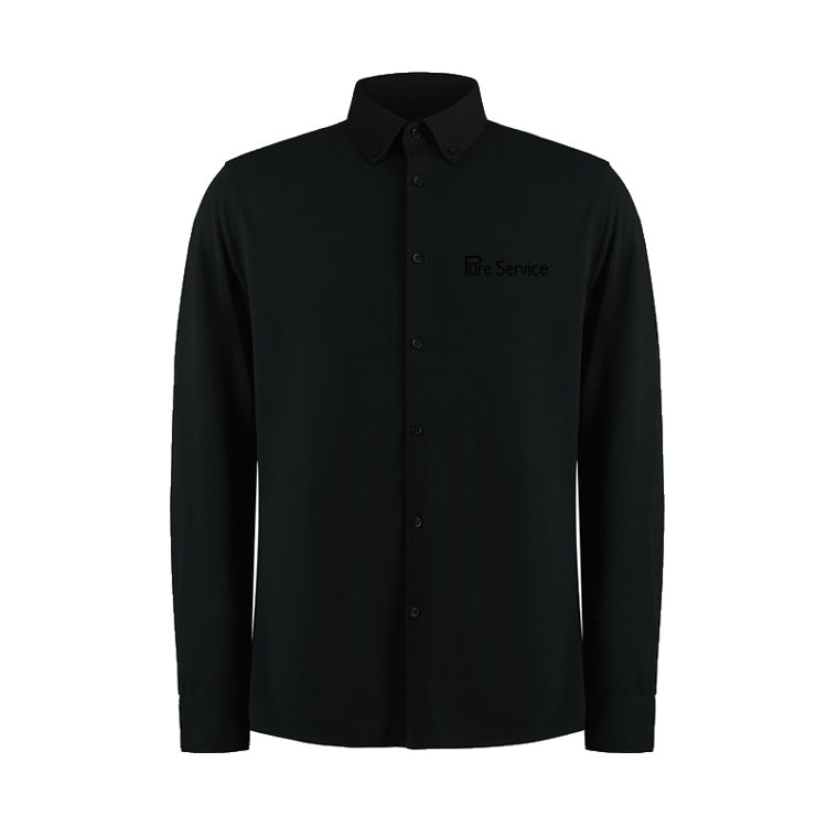 Pure Service - Kustom Kit Long Sleeve Piqué Shirt
