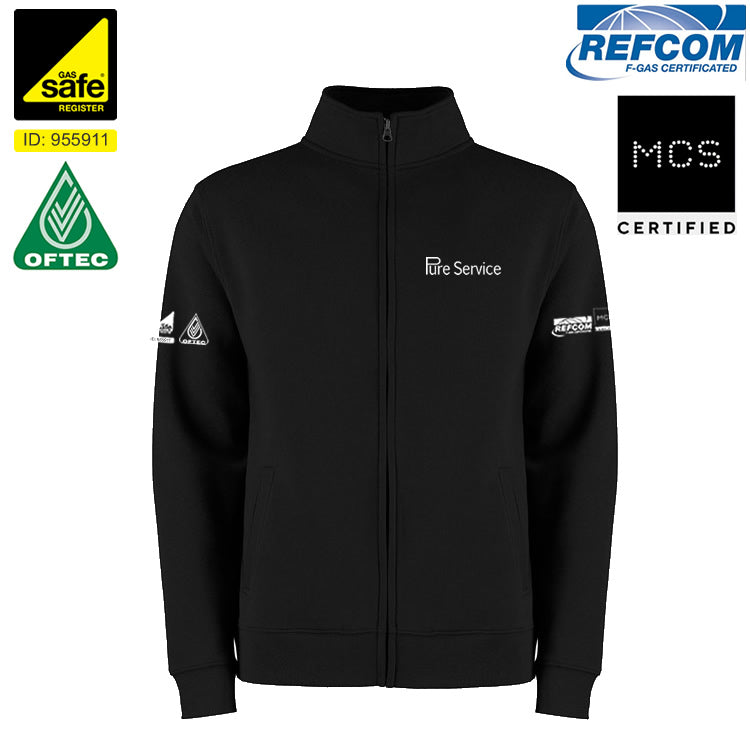 Pure Service - Kustom Kit Zipped Sweatshirt (Plumbing & Renewables)