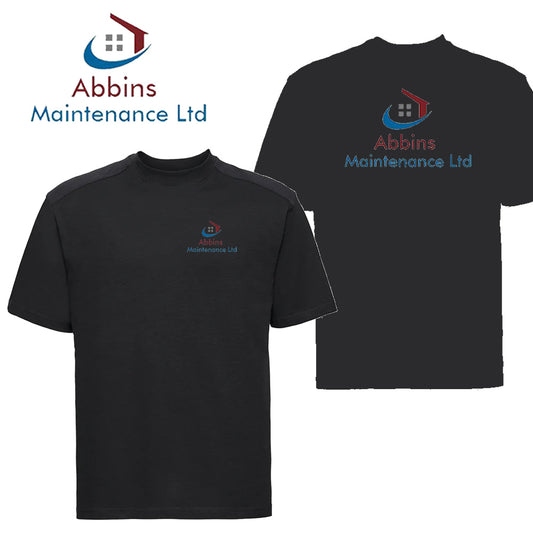 Abbins Maintenance - Russell Workwear T-Shirt