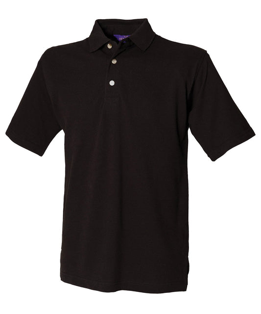 Henbury Classic Cotton Piqua© Polo With Stand-Up Collar