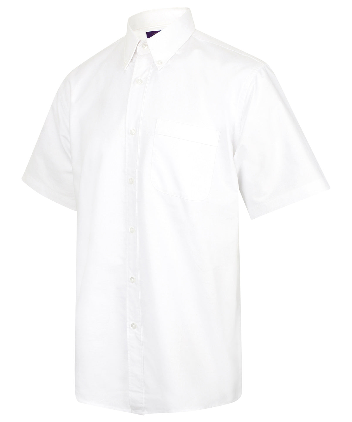 Henbury Short Sleeve Classic Oxford Shirt