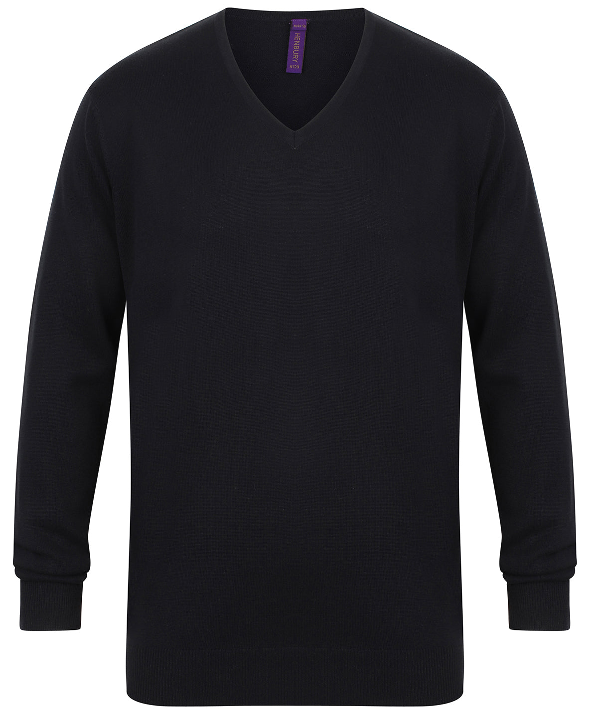 Henbury 12 Gauge V-Neck Jumper