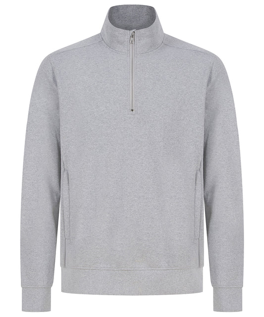 Henbury Unisex Sustainable ¼-Zip Sweatshirt