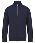 Henbury Unisex Sustainable ¼-Zip Sweatshirt