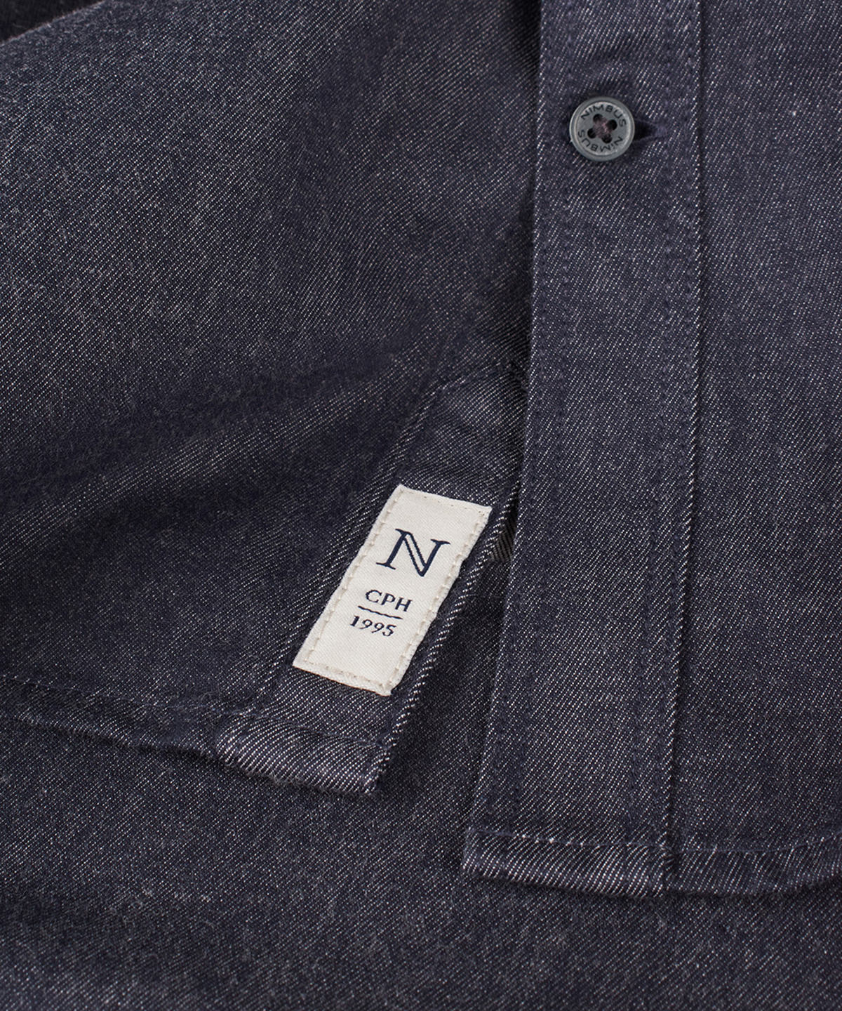Nimbus Torrance Modern Fit Raw And Stylish Denim Shirt
