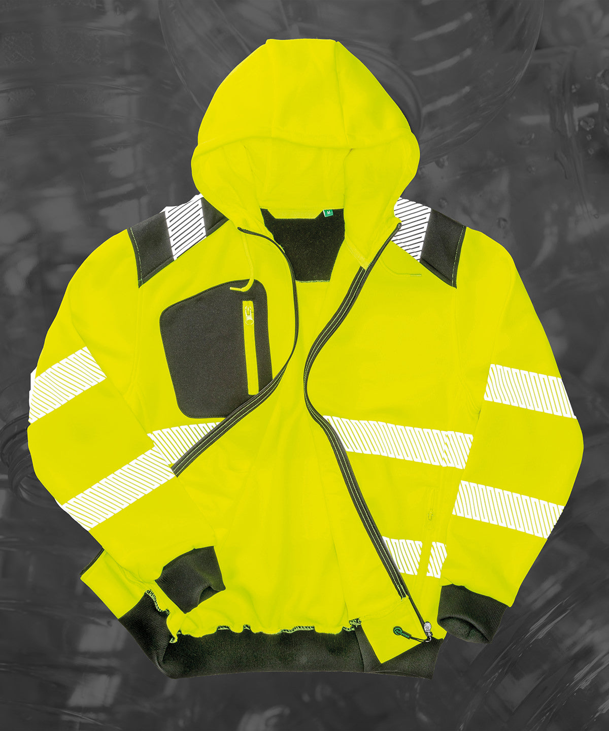 Result Recycled Robust Zipped Safety Hoodie