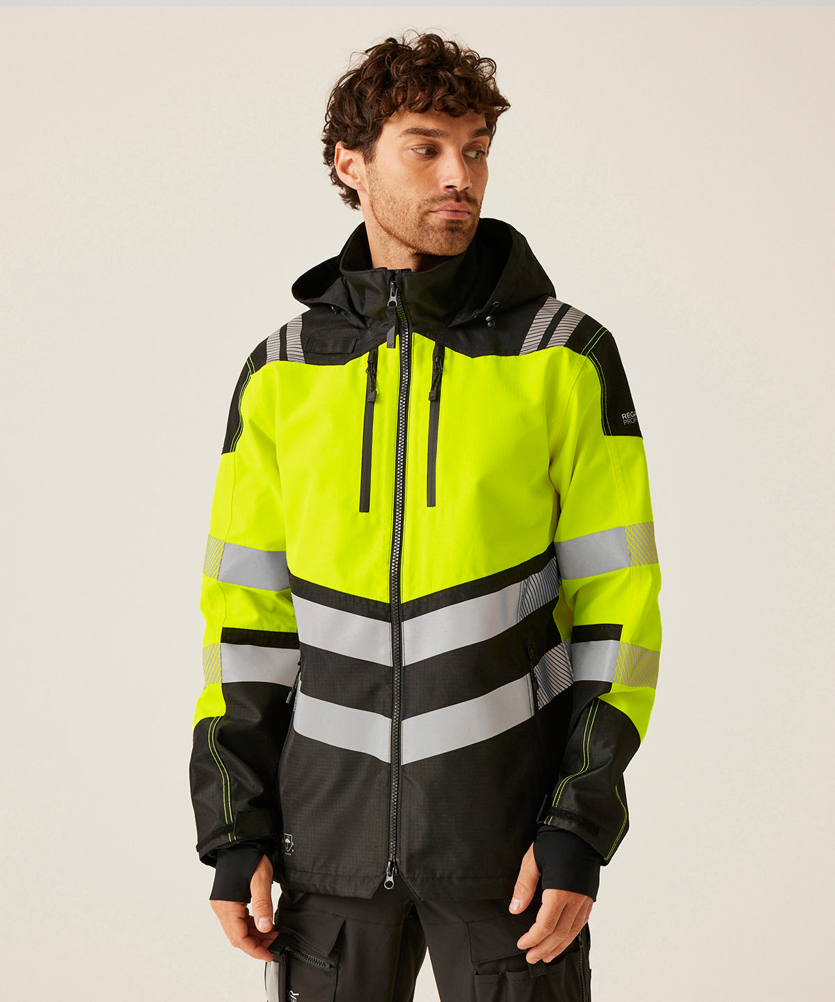 Regatta High Visibility Hi-Vis X - Pro Waterproof shell jacket (Class 2)