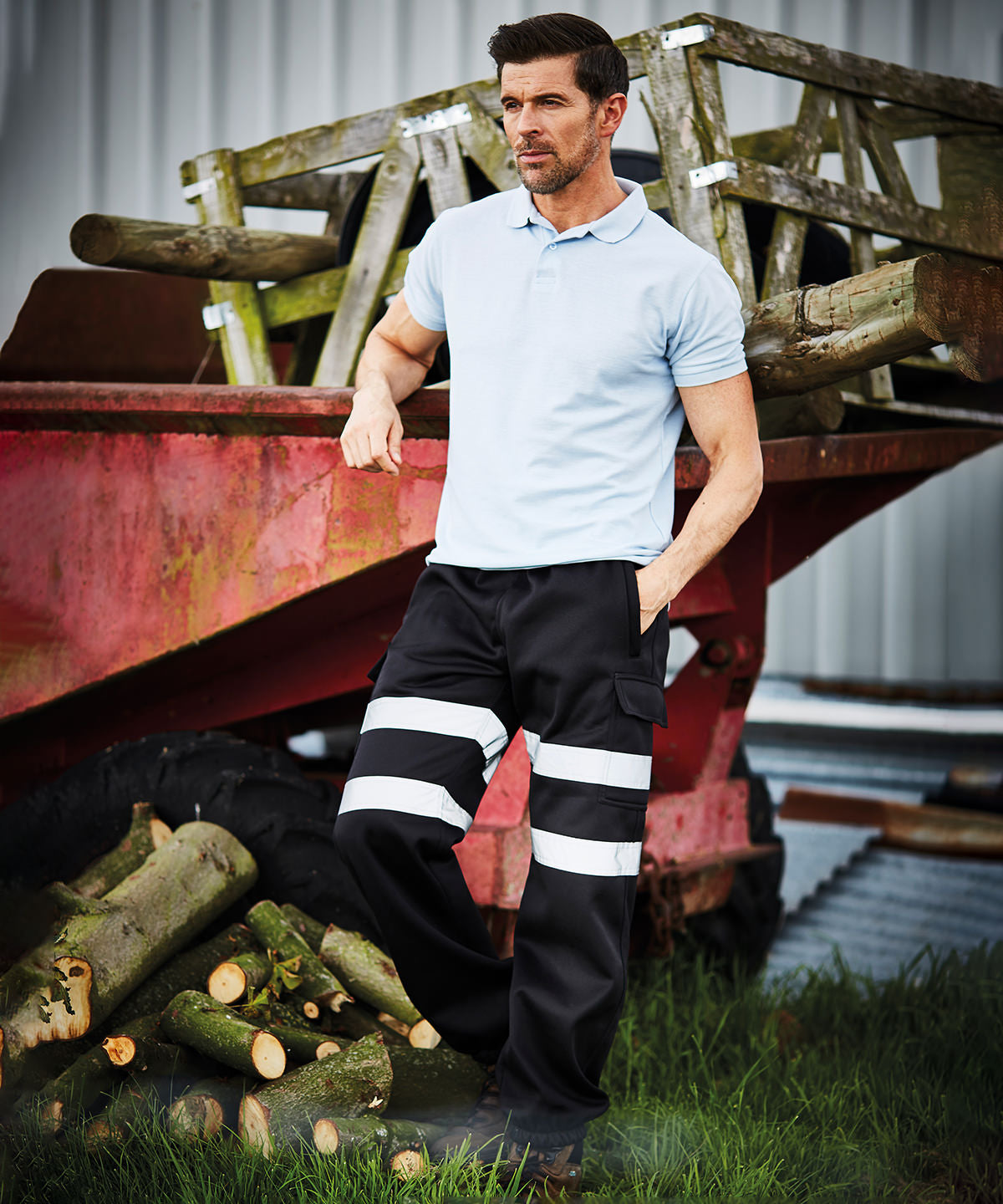 Yoko Hi-Vis Jogging Pants (HV016T)