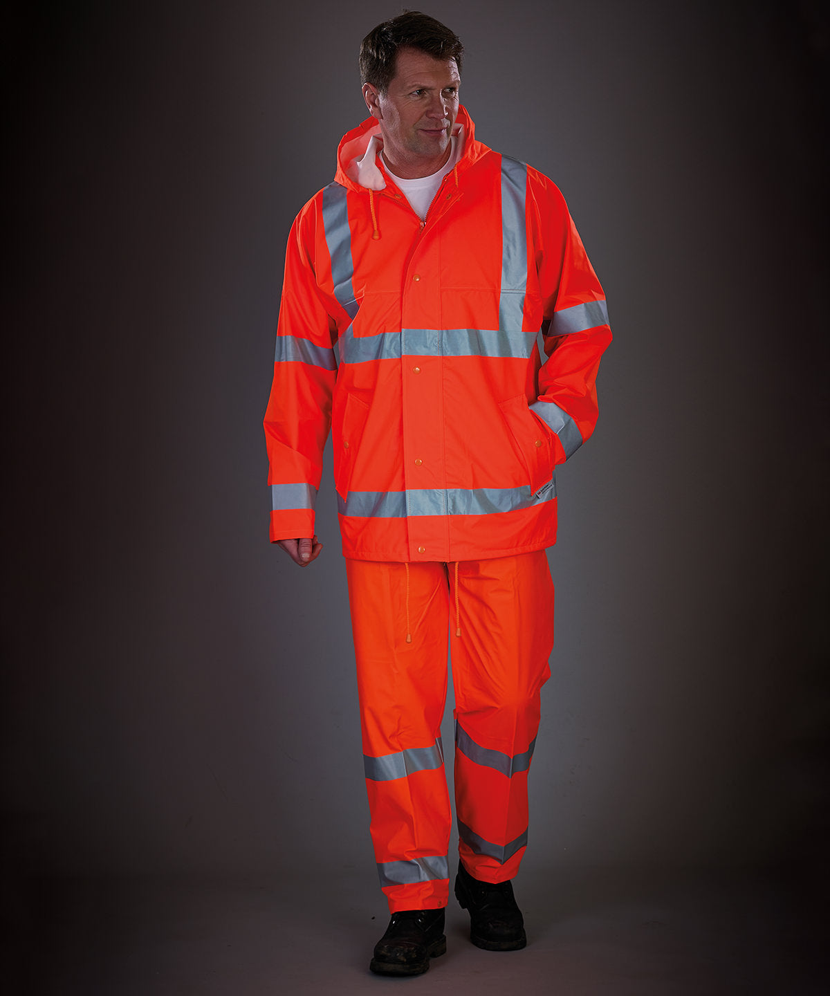 Yoko Hi-Vis Soft Flex Breathable U-Dry Jacket (HVS450)