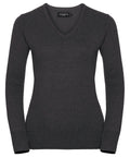 Russell Women's V-Neck Knitted Sweater