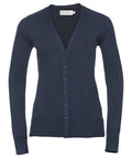 Russell Women's V-Neck Knitted Cardigan