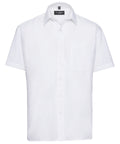 Russell Short Sleeve Polycotton Easycare Poplin Shirt