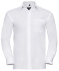 Russell Long Sleeve Pure Cotton Easycare Poplin Shirt