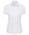 Russell Women's Short Sleeve Herringbone Shirt
