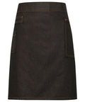 Premier Division Waxed-Look Denim Waist Apron