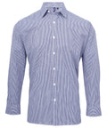 Premier Microcheck (Gingham) Long Sleeve Cotton Shirt