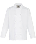 Premier Studded Front Long Sleeve Chef's Jacket