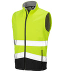 Result Printable Safety Softshell Gilet