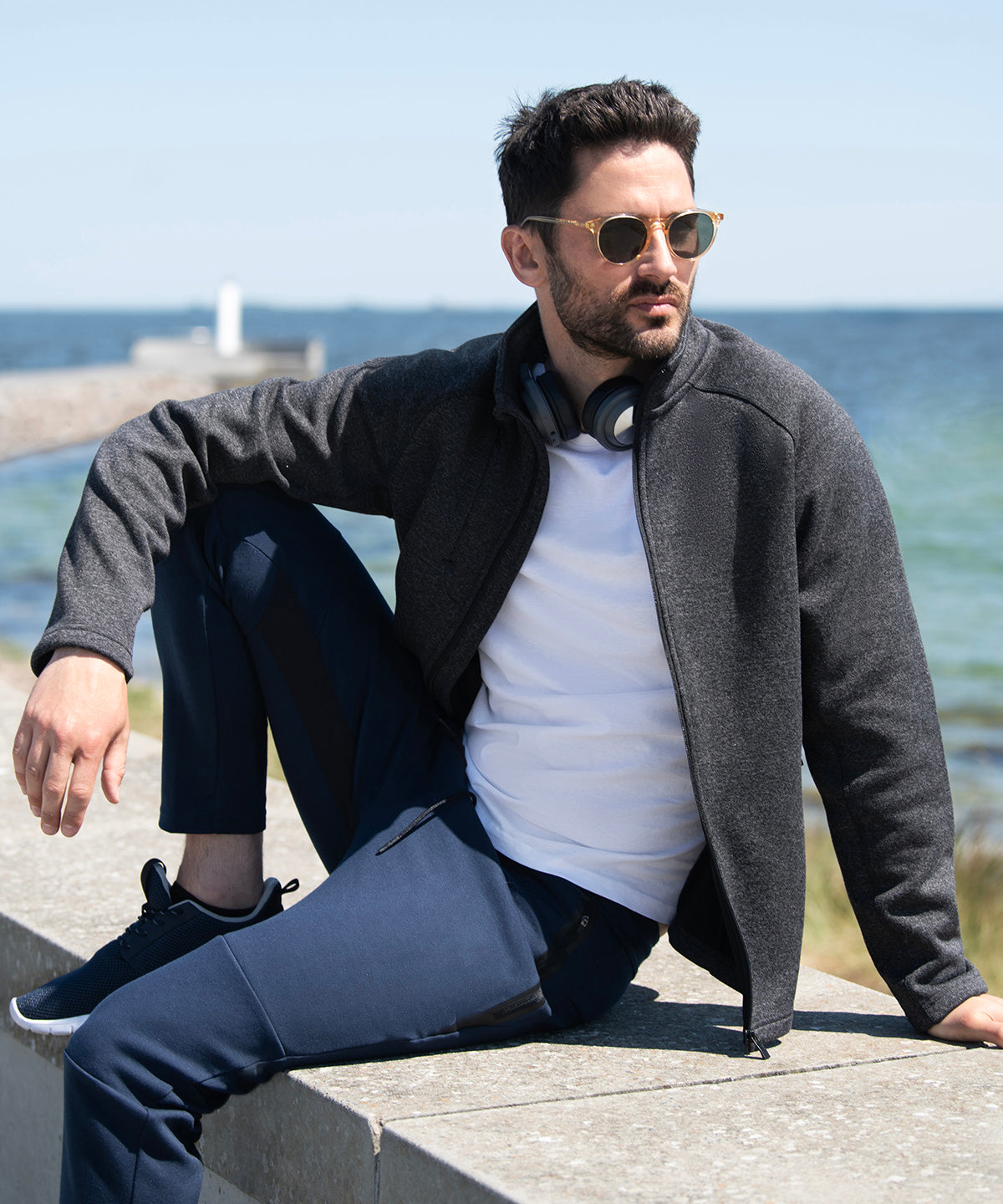 Montana  knitted fleece jacket