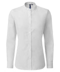 Premier Women's Banded Collar 'Grandad' Shirt