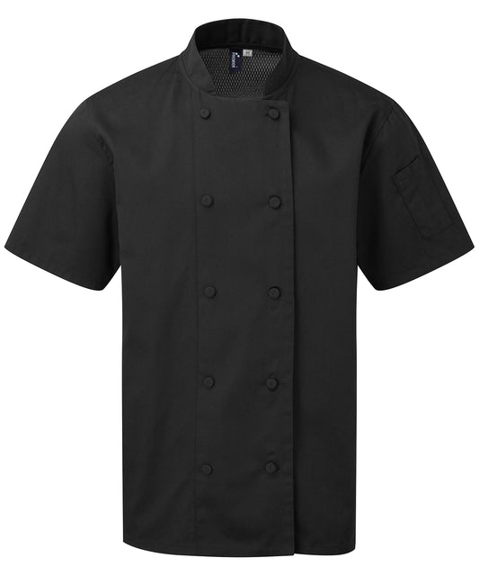 Chefs CoolcheckerÂ® short sleeve jacket