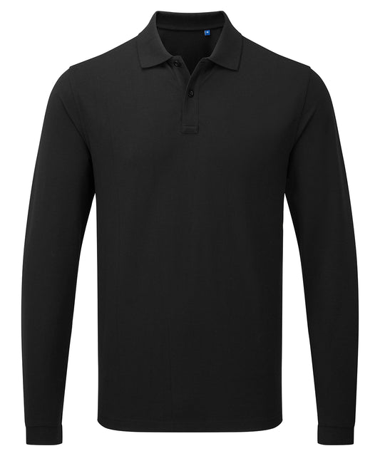 â€˜Essentialâ€™ unisex long sleeve workwear polo shirt