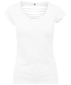 Women's back cut tee