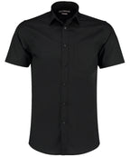 Kustom Kit Poplin Shirt Short Sleeved (Tailored Fit)