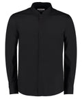 Kustom Kit Mandarin Collar Shirt Long Sleeved (Tailored Fit)