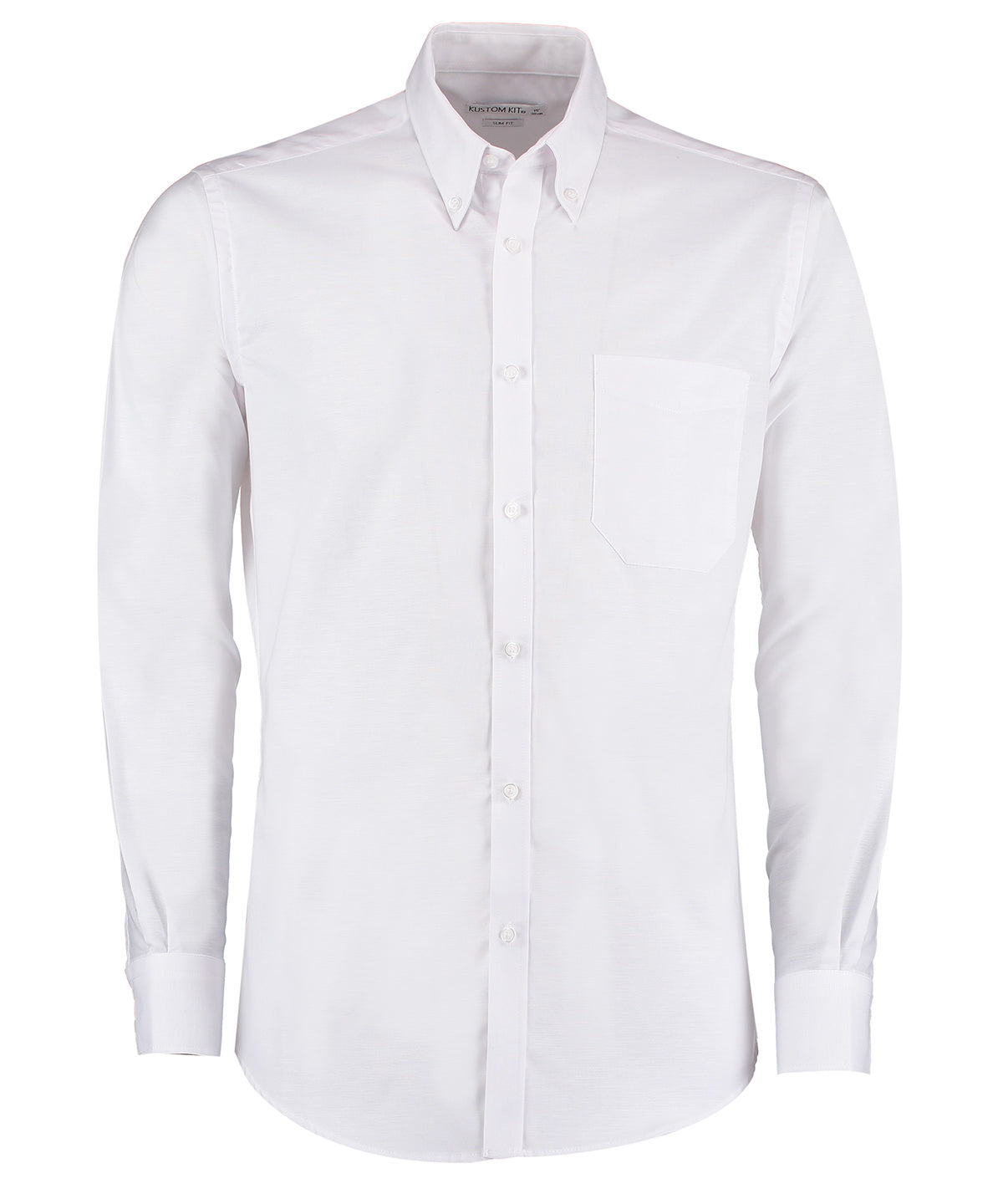 Kustom Kit Slim Fit Workwear Oxford Shirt Long Sleeved (Slim Fit)