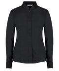 Kustom Kit Women's Mandarin Collar Shirt Long Sleeved (Tailored Fit)