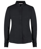 Kustom Kit Women's Mandarin Collar Shirt Long Sleeved (Tailored Fit)