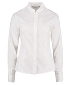 Women's mandarin collar shirt long-sleeved (tailored fit)