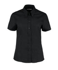 Kustom Kit Women's Corporate Oxford Blouse Short Sleeved (Tailored Fit)
