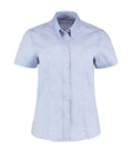 Kustom Kit Women's Corporate Oxford Blouse Short Sleeved (Tailored Fit)