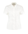 Kustom Kit Women's Corporate Oxford Blouse Short Sleeved (Tailored Fit)