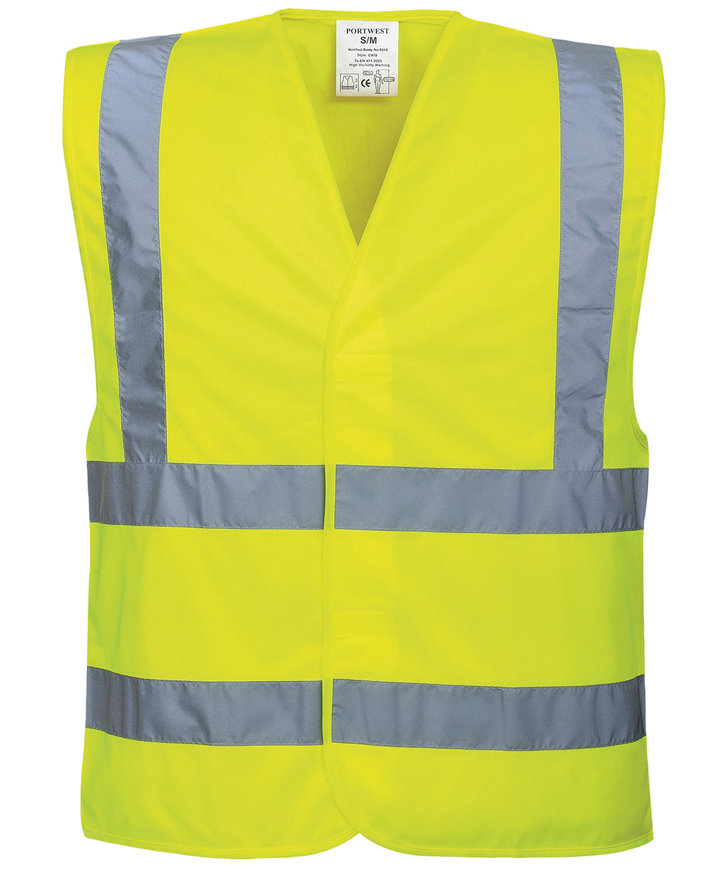 Portwest Hi-vis two-band-and-brace vest (C470)