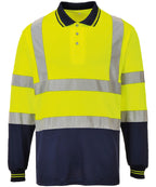 Portwest Two-tone long sleeve polo (S279)