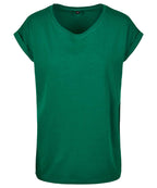Women's extended shoulder tee
