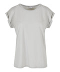Build Your Brand Women's Extended Shoulder Tee