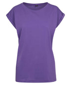 Women's extended shoulder tee