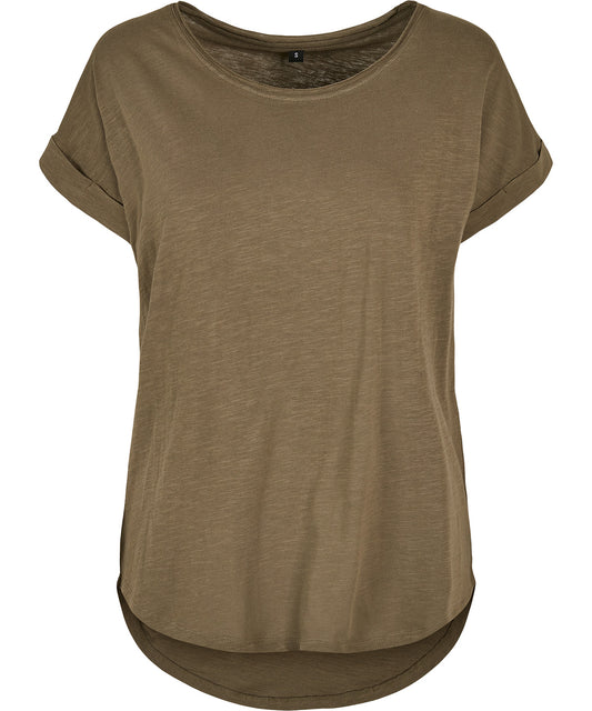 Women's long slub tee